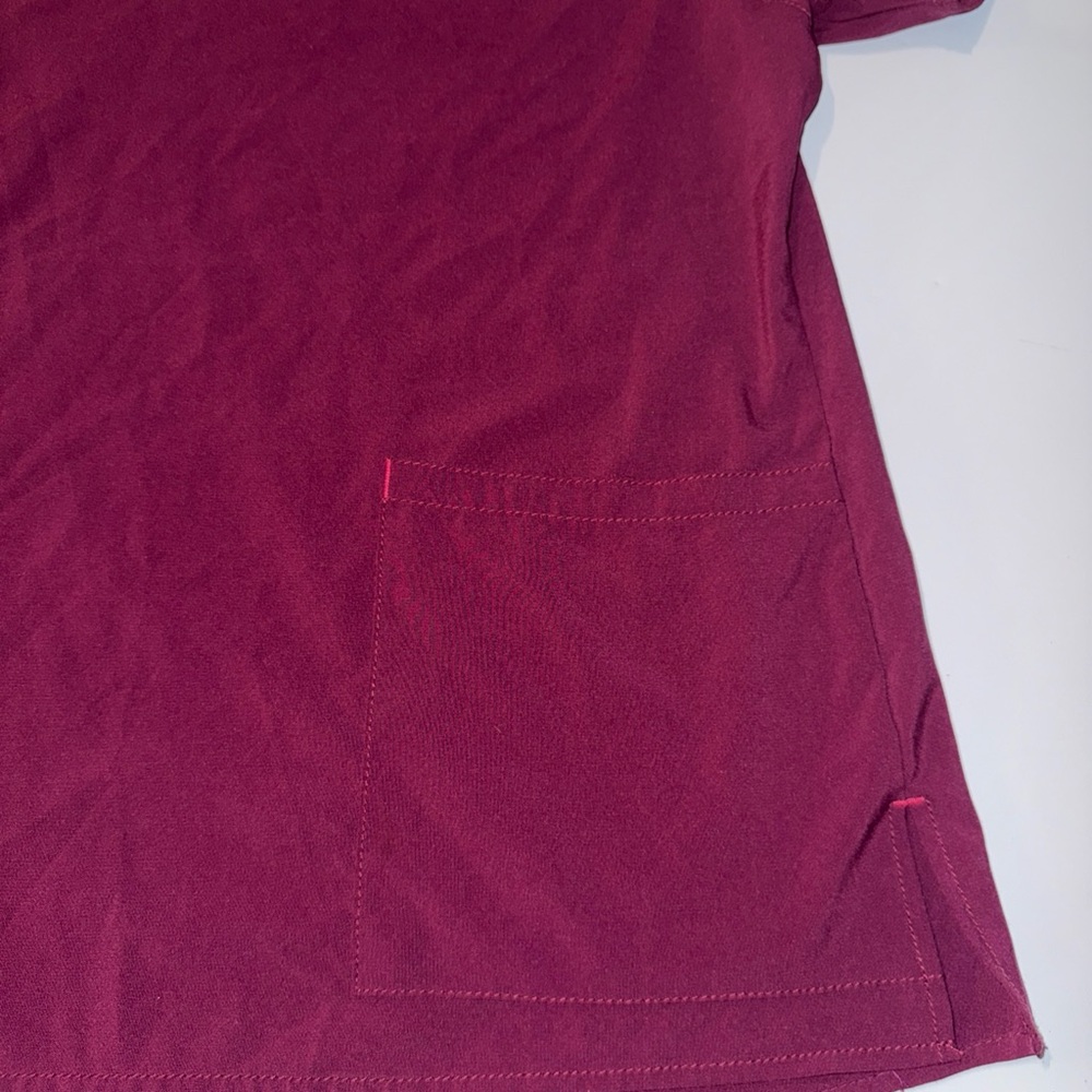 Carhartt Force Women’s Scrub Top Medical Top Purple/Magenta Size XL - Picture 6 of 15